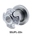 Multiple Rhinestone Plugs and Tunnels JPL-22n